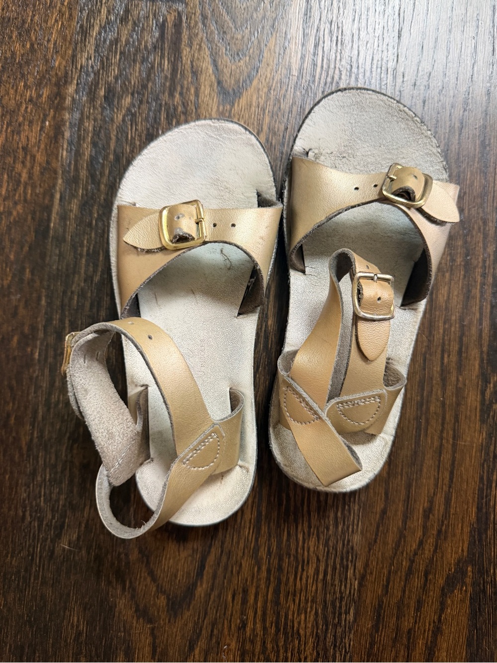 Sun San Kids Buckle Sandals in Gold